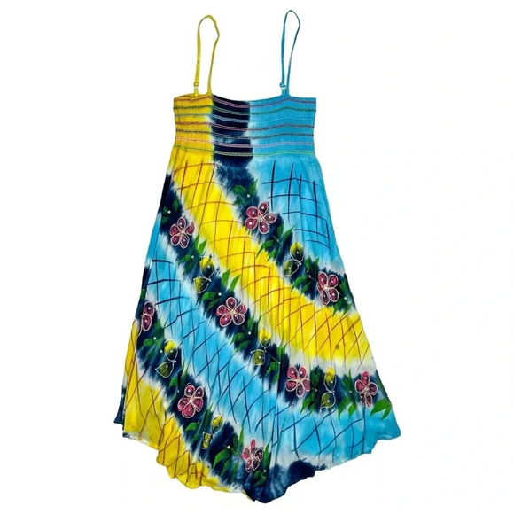 Vintage Tie Dye Summer Dress - Picture 1 of 9